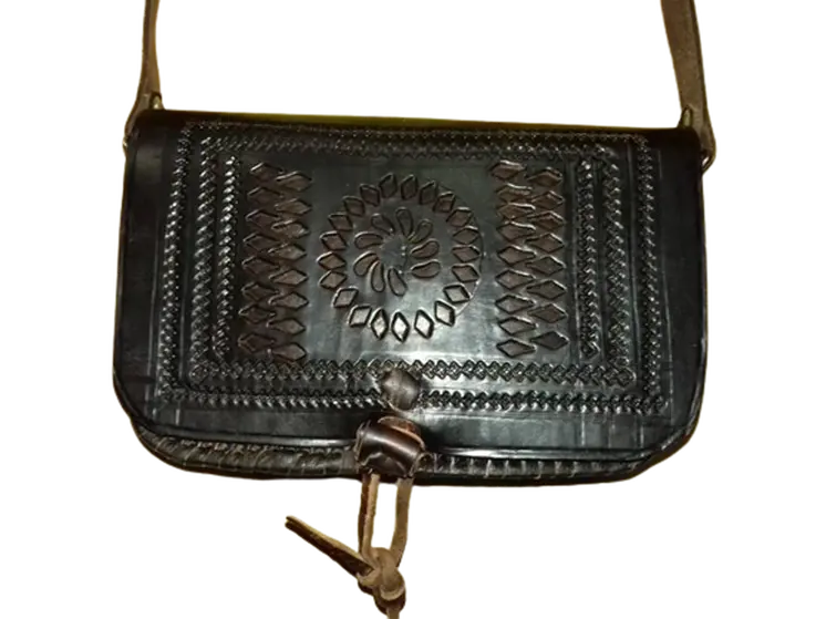 Bolso doble bolsillo pequeño calado
