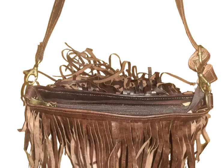 Bolso de fiesta hippie de flecos