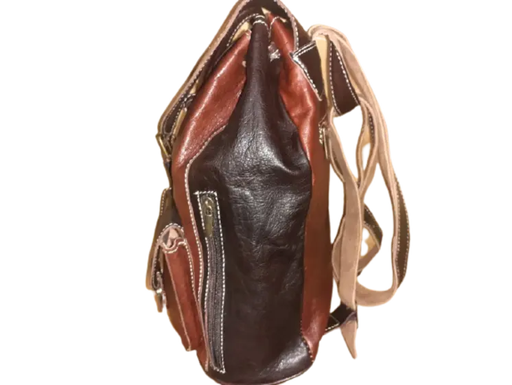Mochila Fez Cuatro Bolsillos Combinada Grande