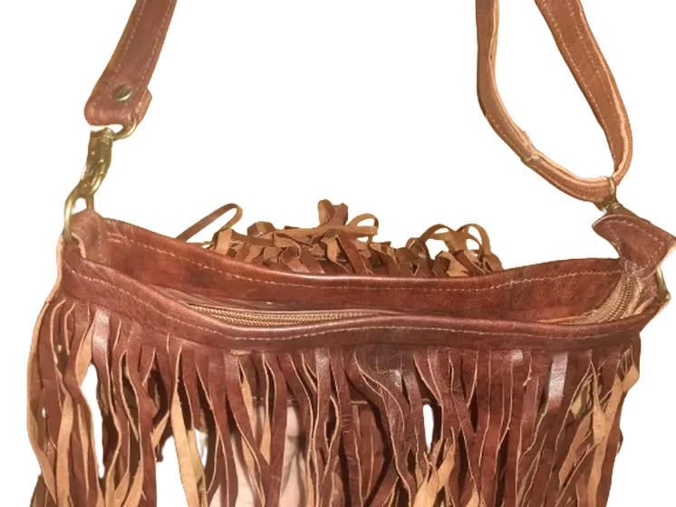 Bolso de fiesta hippie de flecos