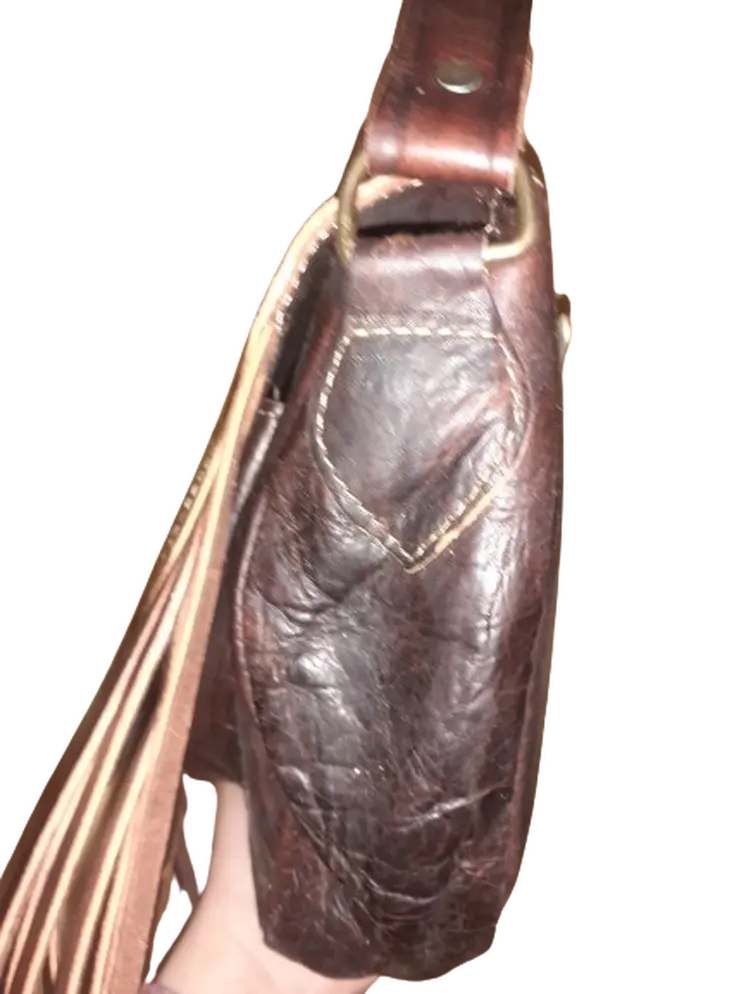 Bolso Vacuno sol flecos