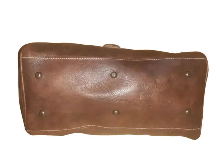 Bolso de viaje Vacuno de Fez de 2 asas Mediano