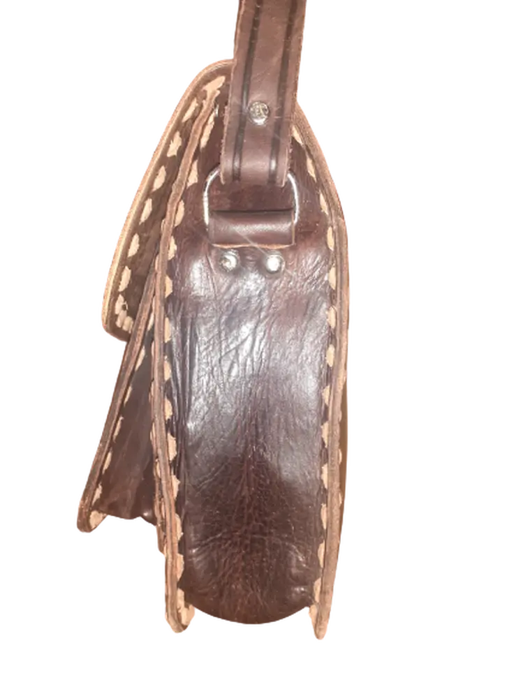 Bolso trapecio Mediano cuero