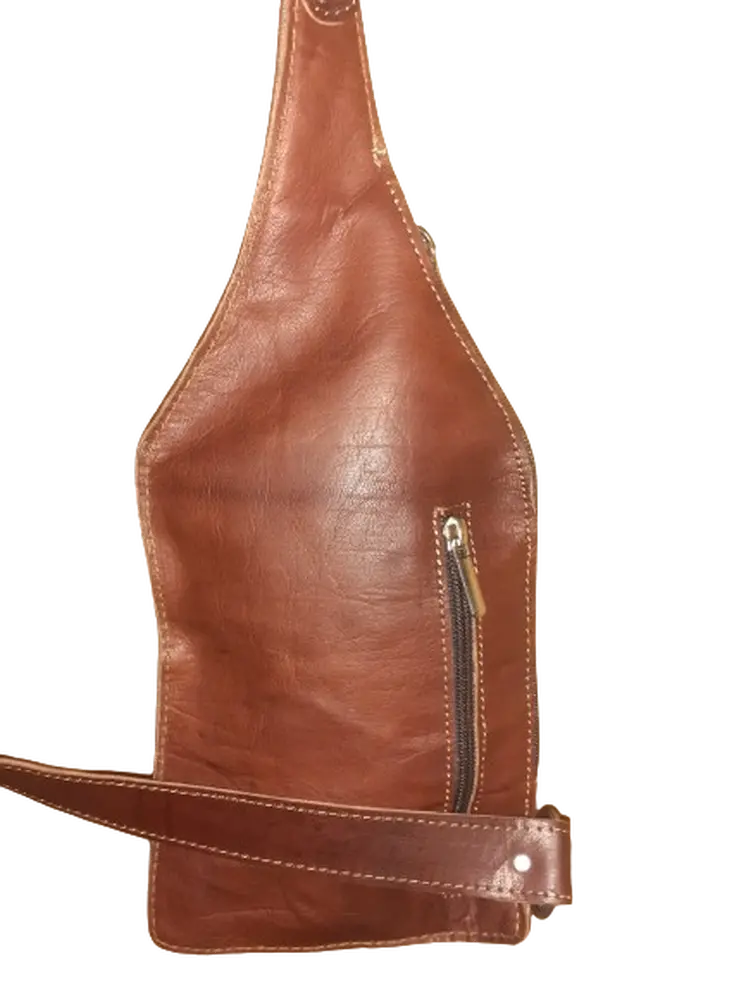 Bandolera cruzada triangular