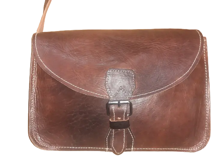 Bolso rectangular cuero fez