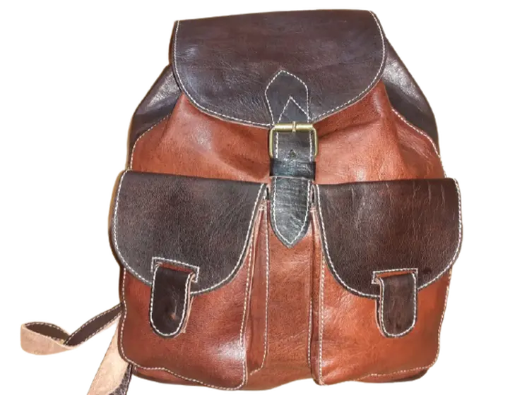 Mochila Fez Cuatro Bolsillos Combinada Grande