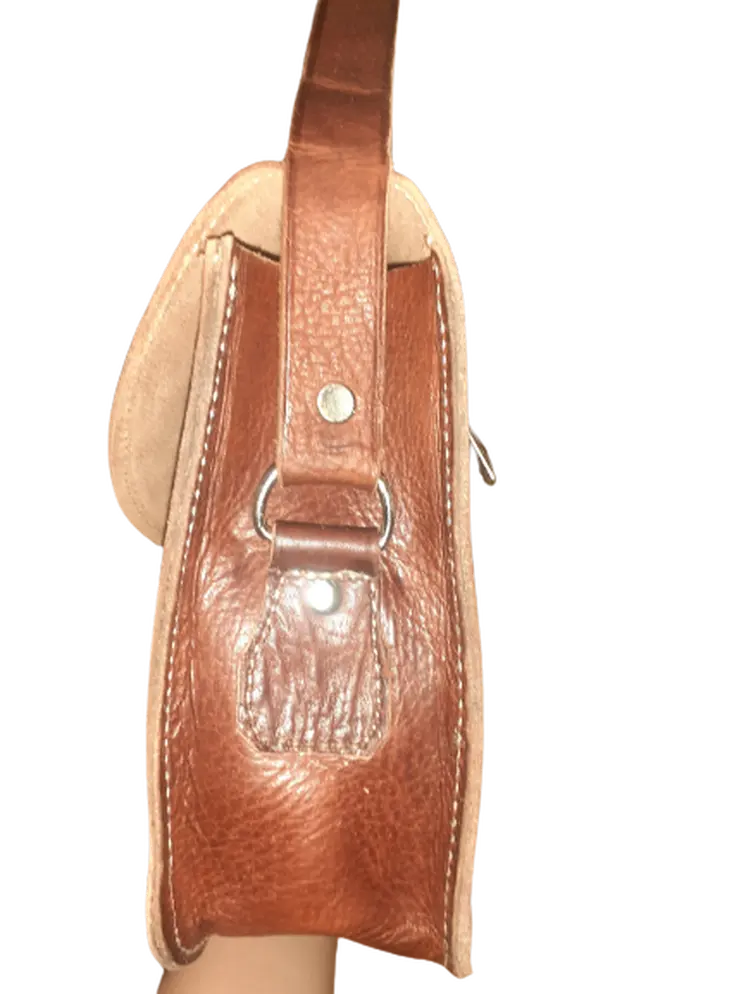 Bolso rectangular cuero fez