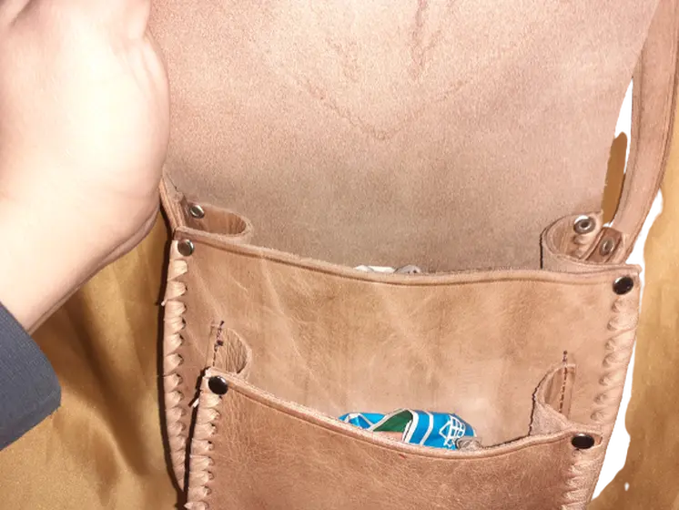 Bolso Mujer de hoja pequeño