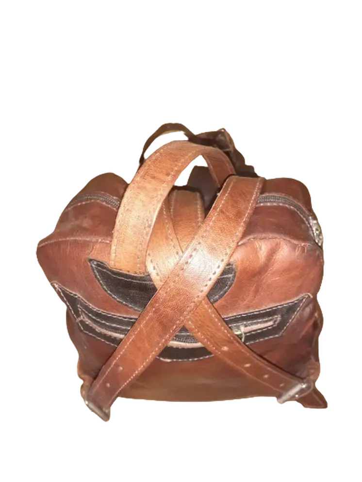 Mochila colegial sol piedra de colores