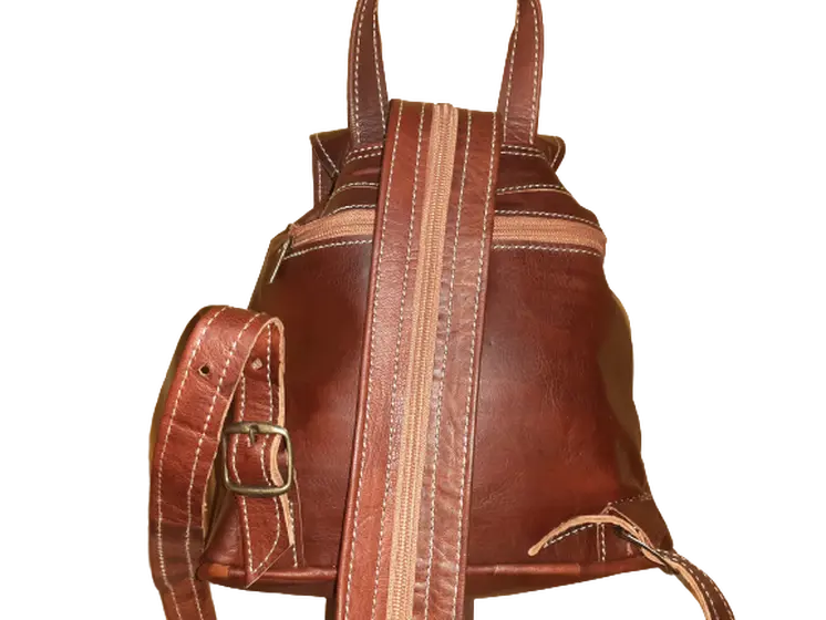 Mochila Fez doble bolsillo pequeña cremallera sol