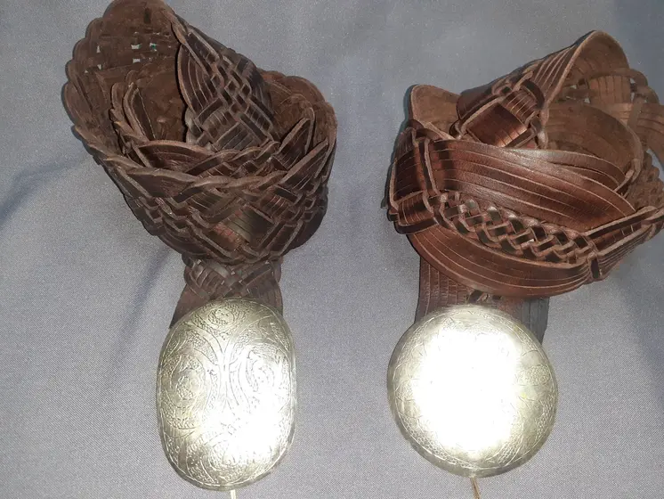 Cinturón de chapa mujer ancho