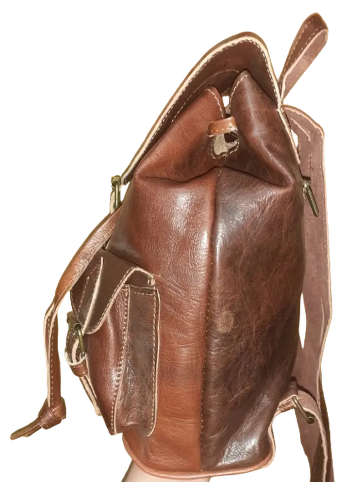 Mochila Fez doble bolsillo mediano sol  de colores