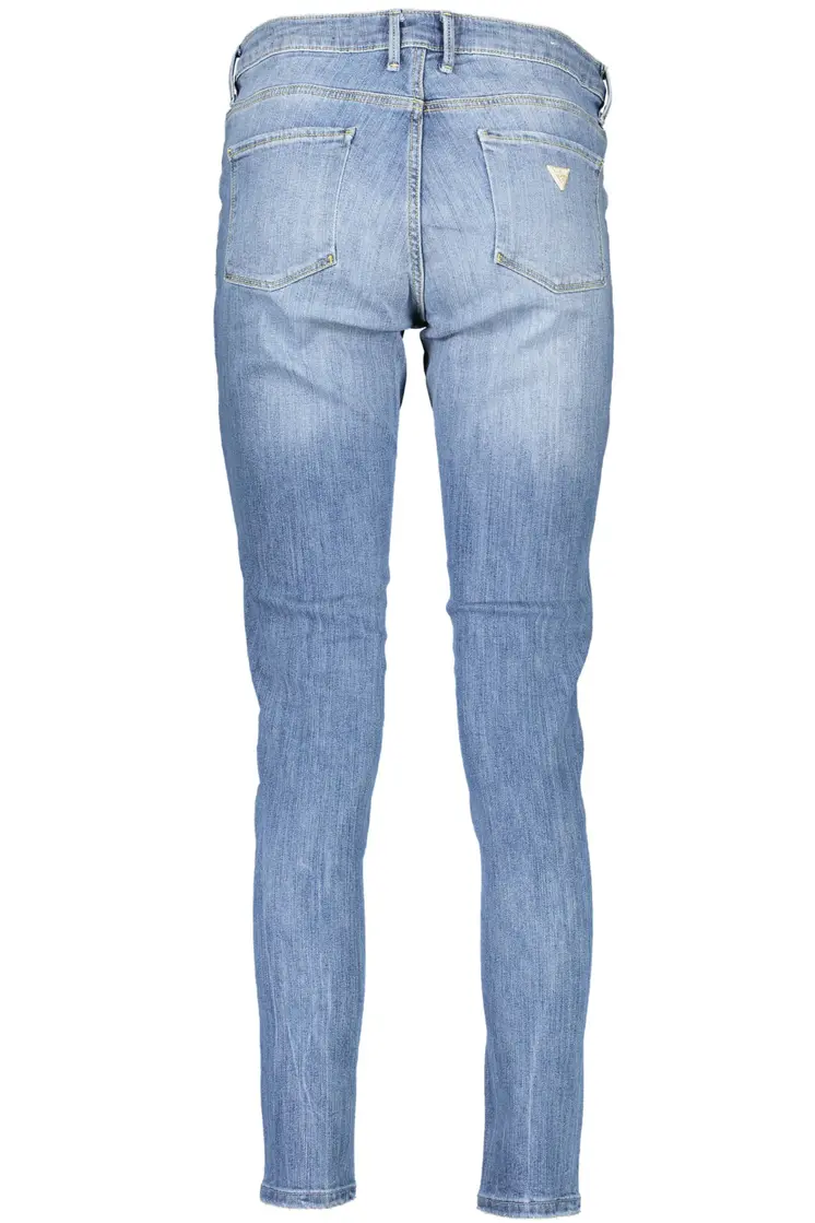 GUESS JEANS JEANS DENIM WOMAN LIGHT BLUE