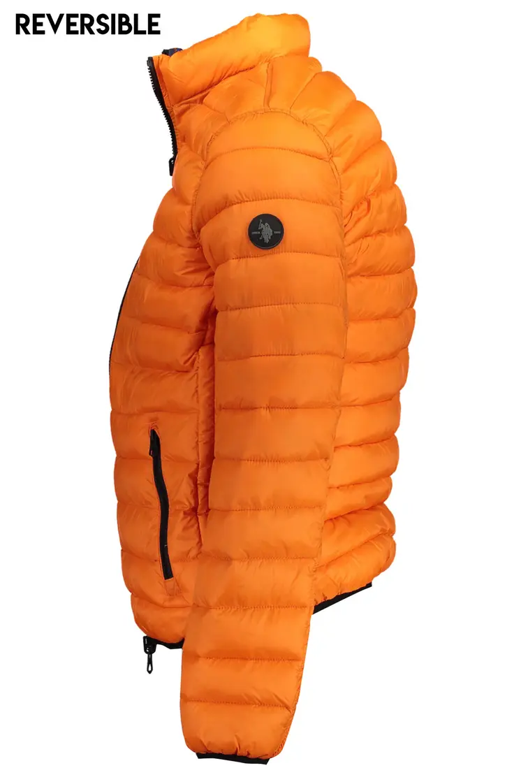 US POLO ORANGE MEN'S JACKET