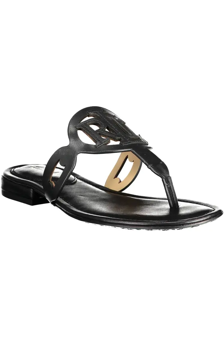 LAUREN RALPH LAUREN WOMEN'S BLACK SANDAL SHOES