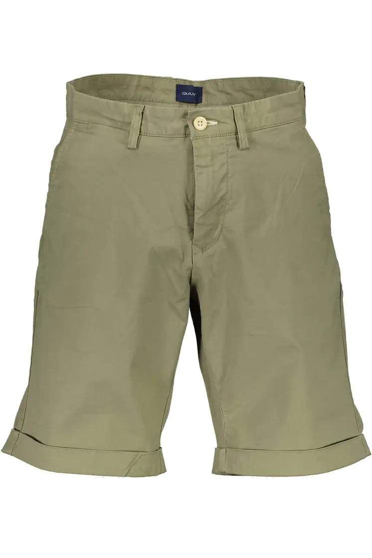 GANT GREEN MEN'S BERMUDA TROUSERS