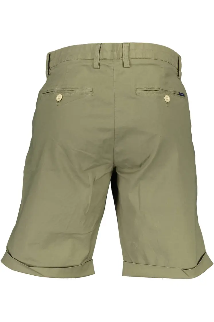 GANT GREEN MEN'S BERMUDA TROUSERS
