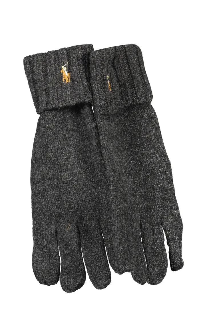 RALPH LAUREN MEN'S GRAY GLOVES