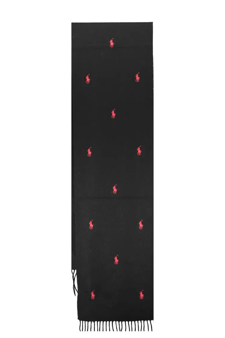 RALPH LAUREN MEN'S BLACK SCARF