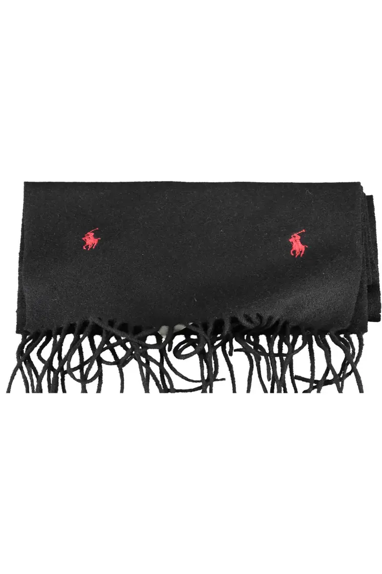 RALPH LAUREN MEN'S BLACK SCARF