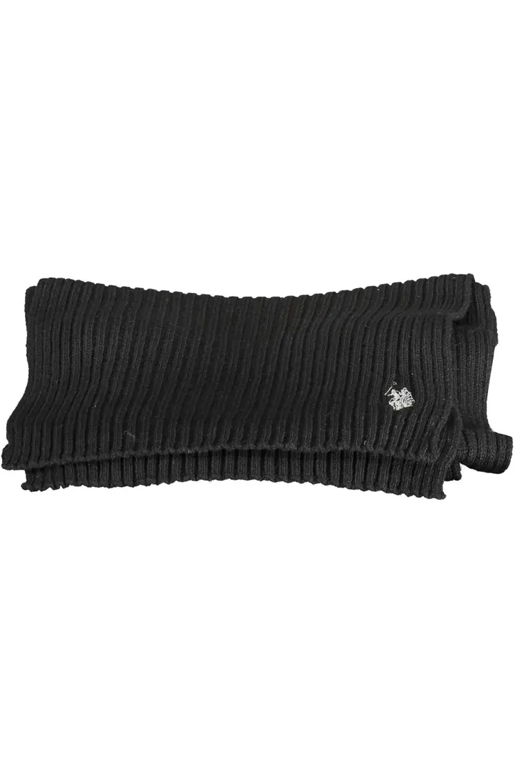 US POLO SCARF MAN BLACK