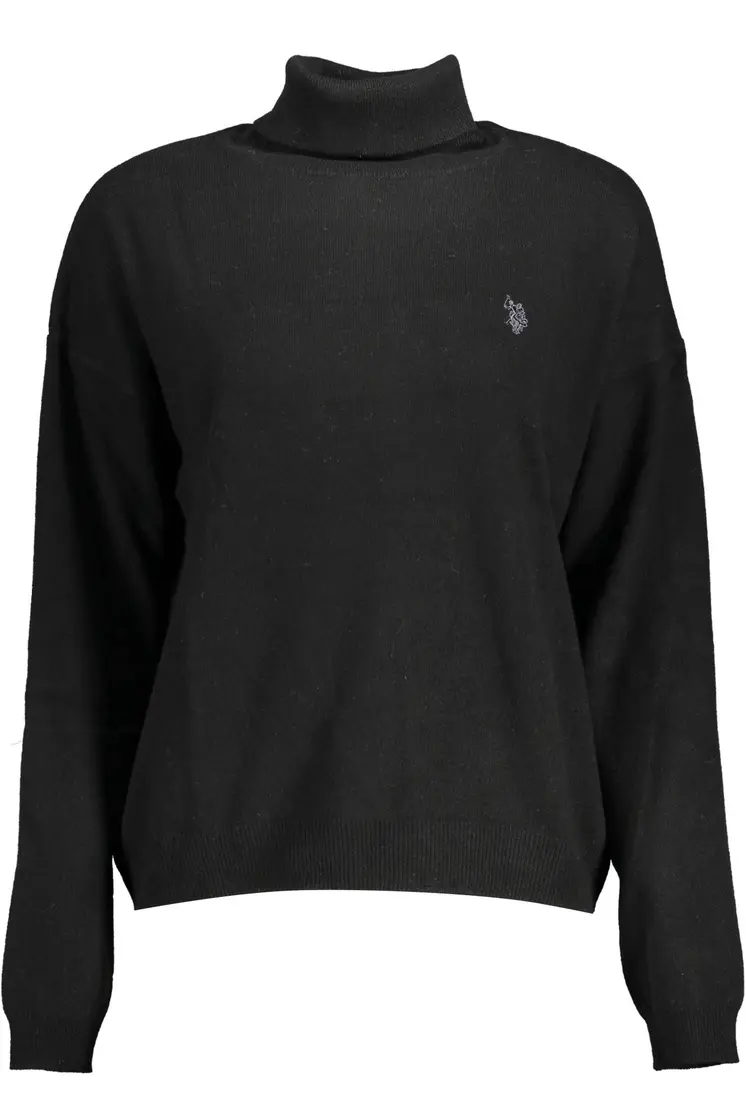 US WOMEN'S BLACK POLO SHIRT