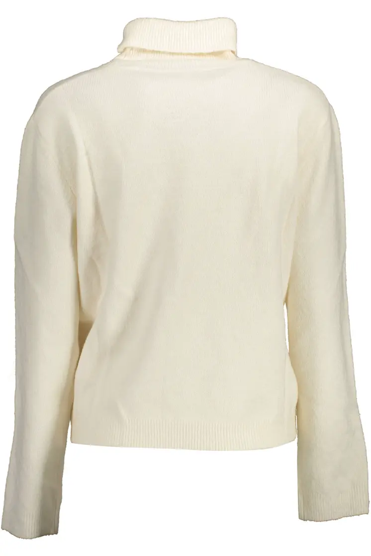 US WHITE WOMEN'S POLO SWEATER