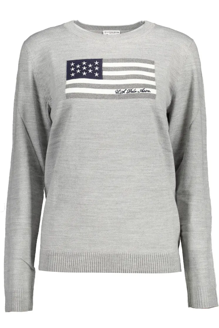 US POLO SHIRT WOMAN GRAY