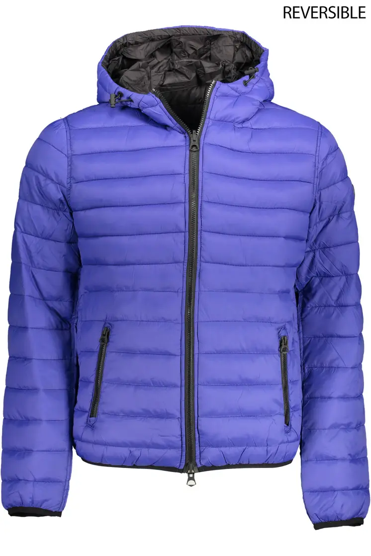 US BLUE MEN'S POLO JACKET