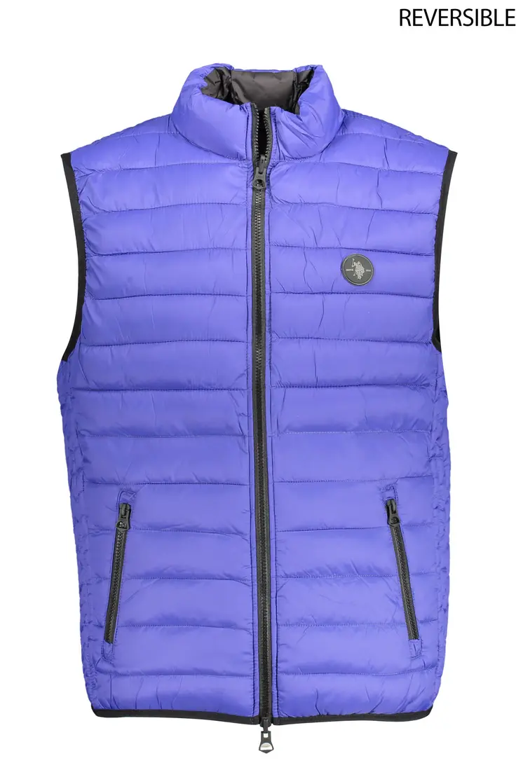 US BLUE MAN SLEEVELESS POLO