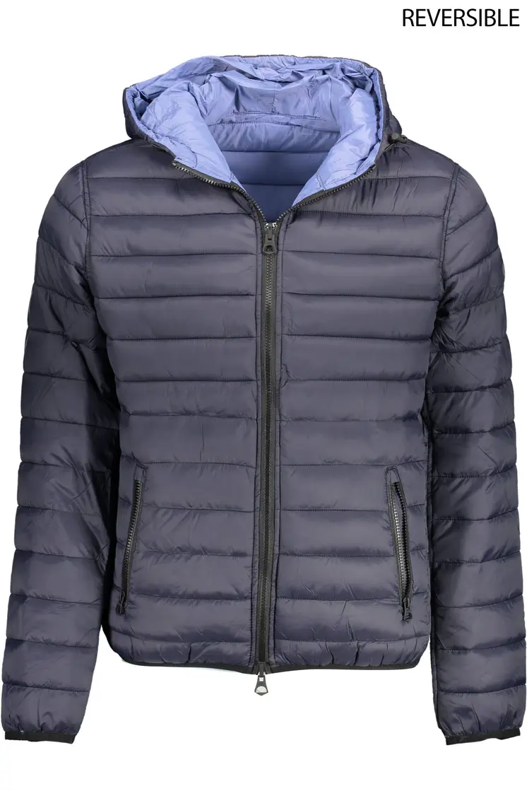 US BLUE MEN'S POLO JACKET