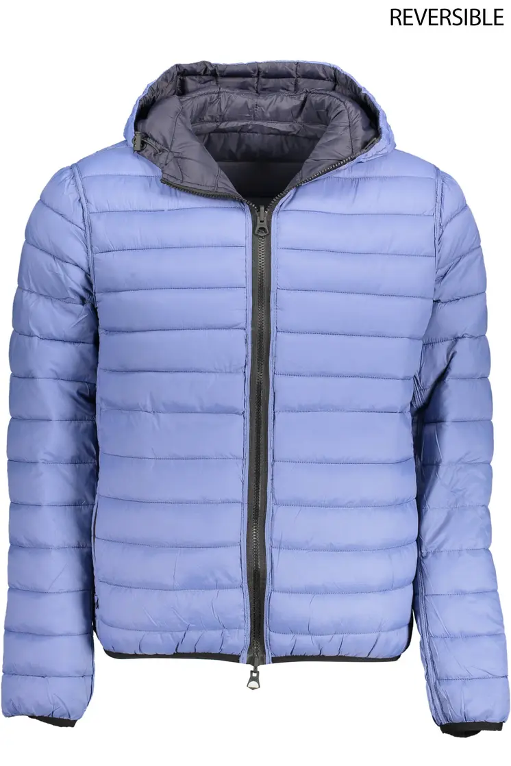 US BLUE MEN'S POLO JACKET