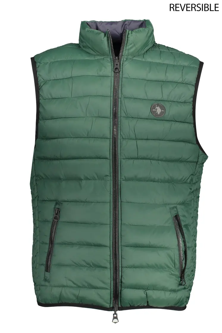 US GREEN MAN SLEEVELESS POLO