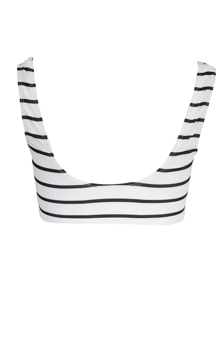 KARL LAGERFELD BEACHWEAR SWIMSUIT TOP WOMAN WHITE