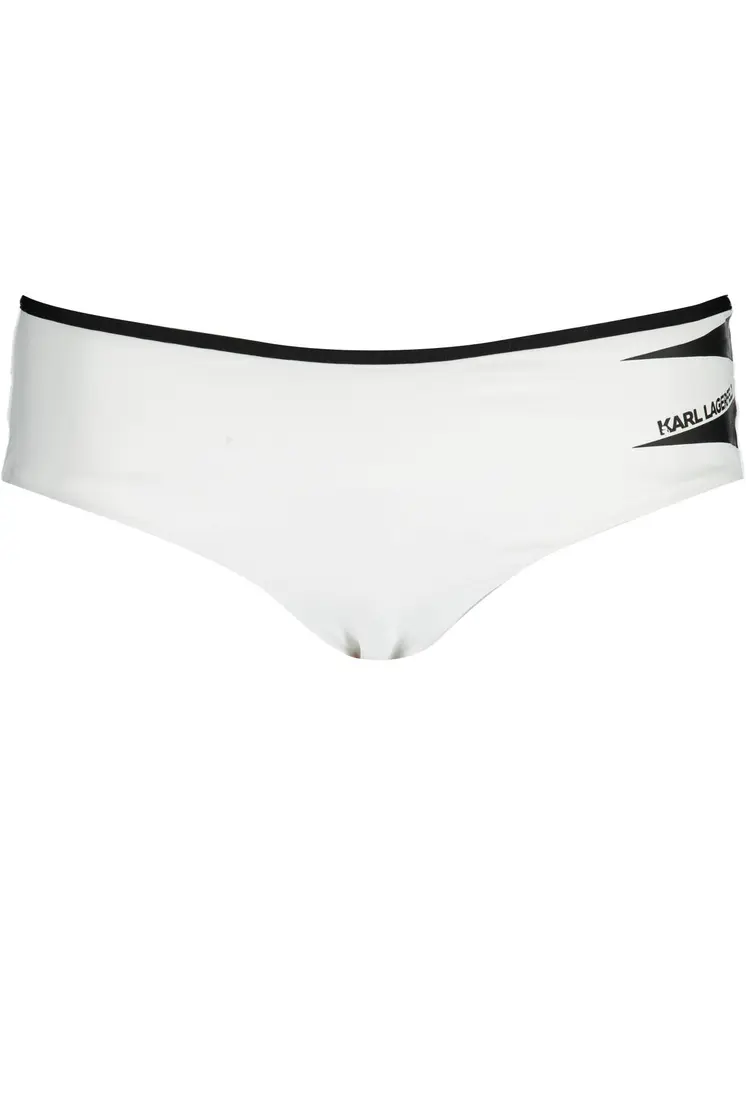 KARL LAGERFELD BEACHWEAR WOMEN'S BOTTOM SWIMSUIT WHITE