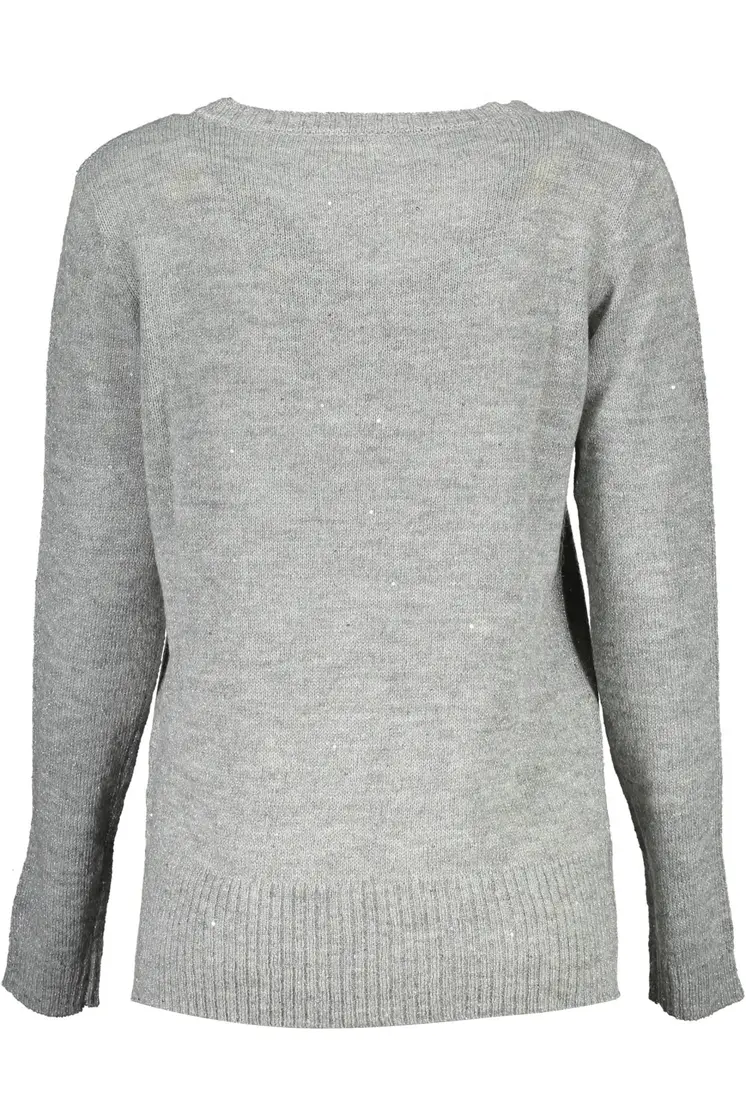 US POLO WOMEN'S SILVER SWEATER