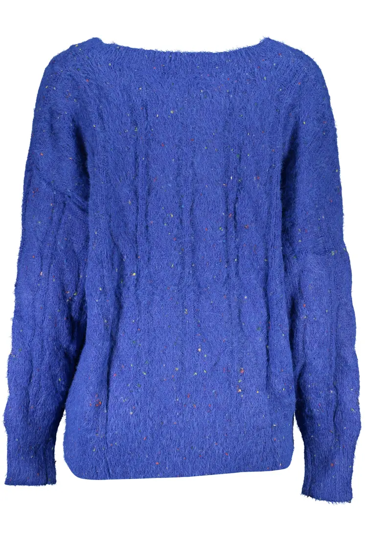 DESIGUAL BLUE WOMEN'S SWEATER