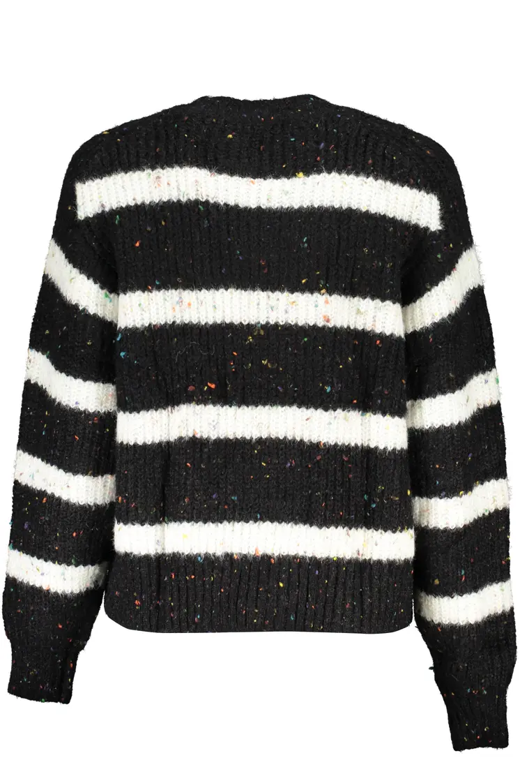 DESIGUAL BLACK WOMEN'S SWEATER