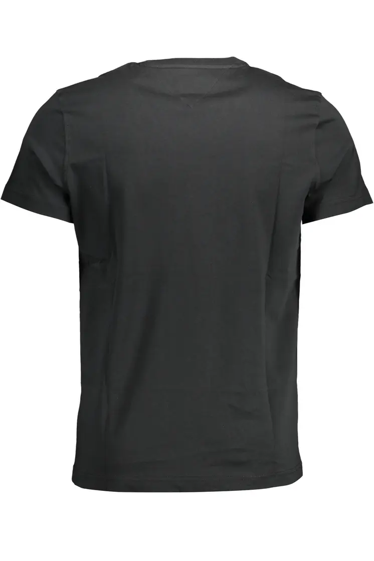 TOMMY HILFIGER MEN'S SHORT SLEEVE T-SHIRT BLACK