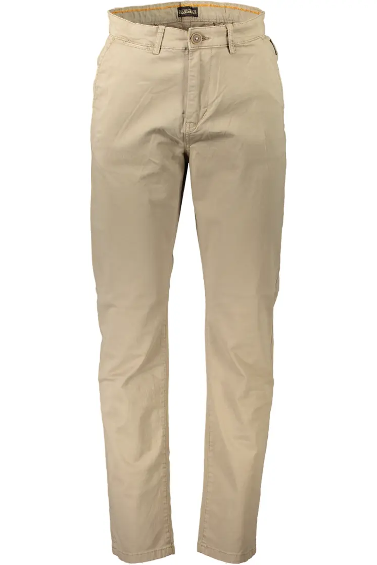 NAPAPIJRI MEN'S BEIGE PANTS