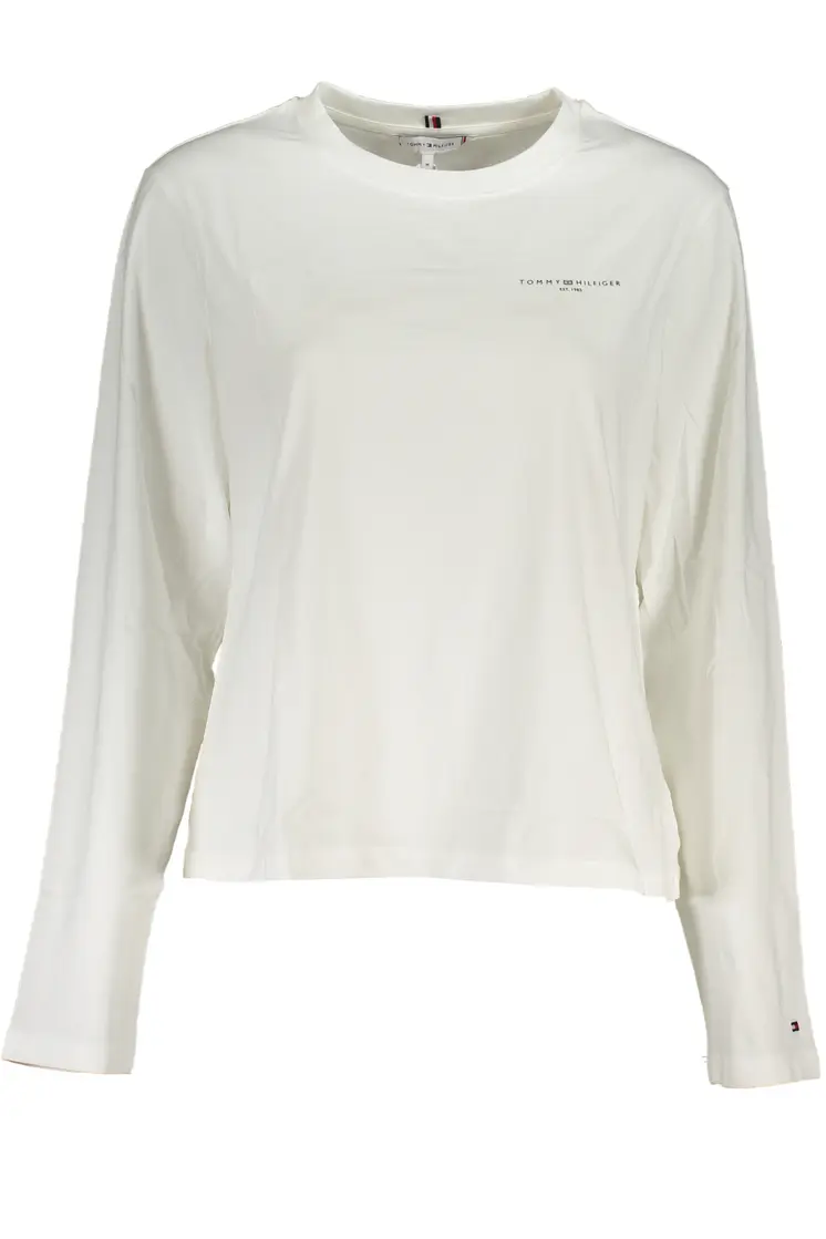 TOMMY HILFIGER WOMEN'S LONG SLEEVE T-SHIRT WHITE