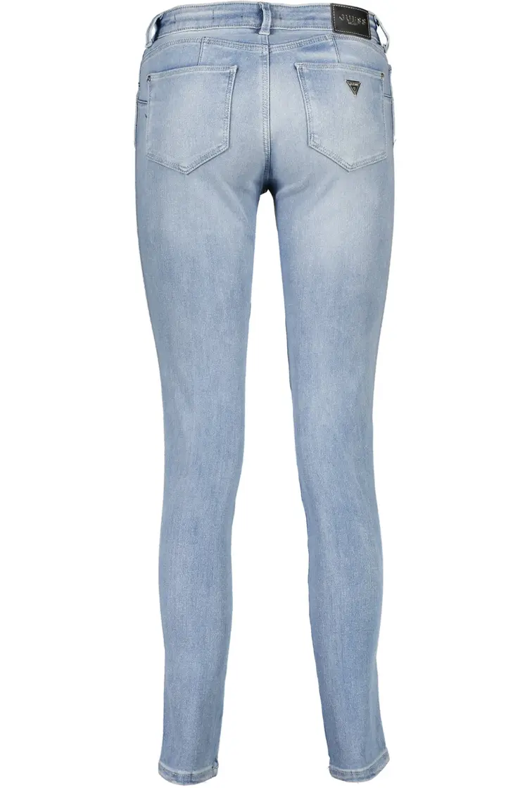 GUESS JEANS JEANS DENIM WOMAN LIGHT BLUE