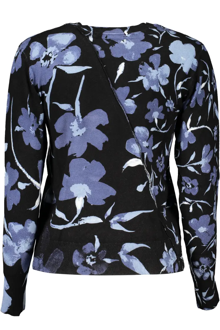DESIGUAL BLACK WOMEN'S SWEATER