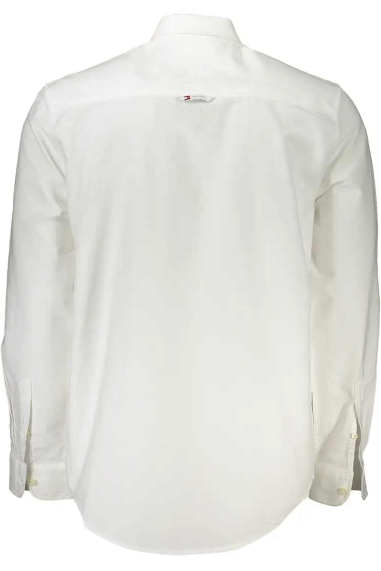 TOMMY HILFIGER MEN'S WHITE LONG SLEEVE SHIRT