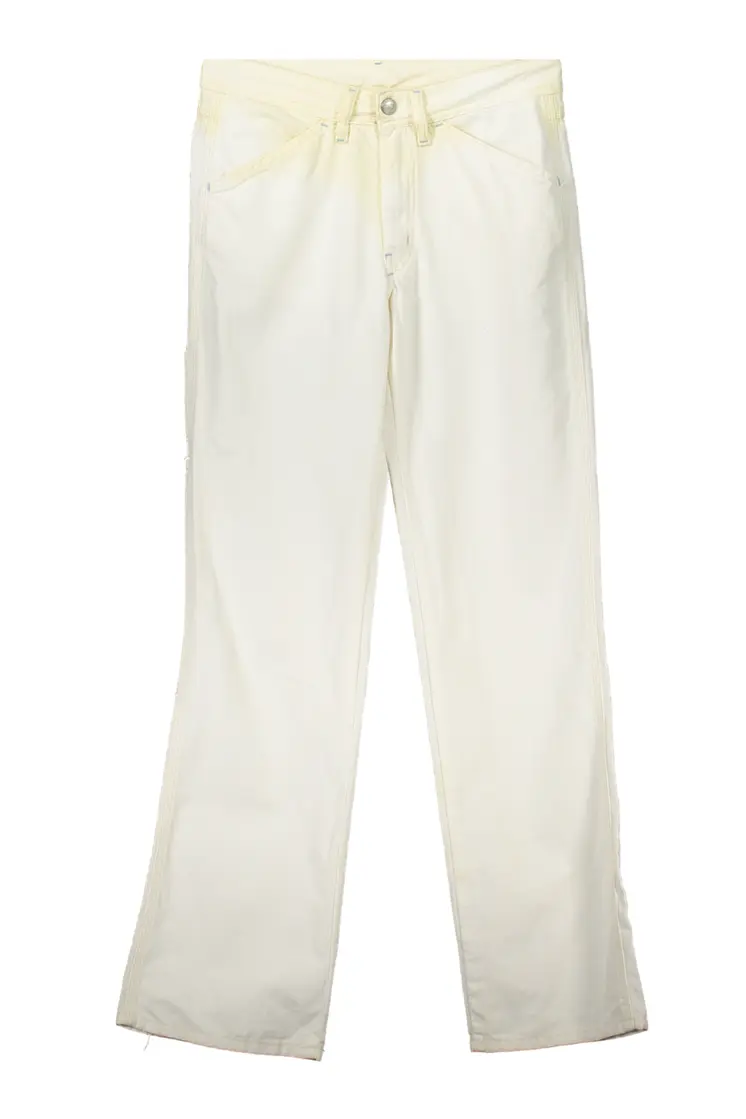 DIESEL MEN'S WHITE PANTS