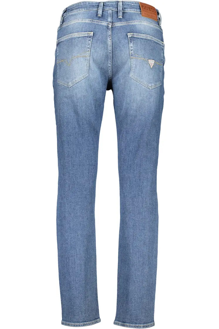 GUESS JEANS MEN'S DENIM JEANS BLUE