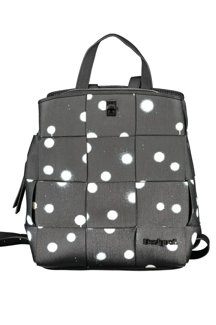 DESIGUAL BLACK WOMEN'S BACKPACK