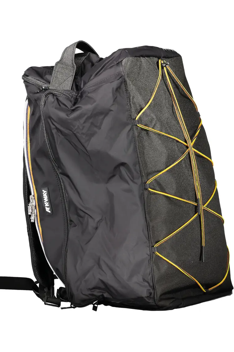 K-WAY MEN'S BLACK BACKPACK