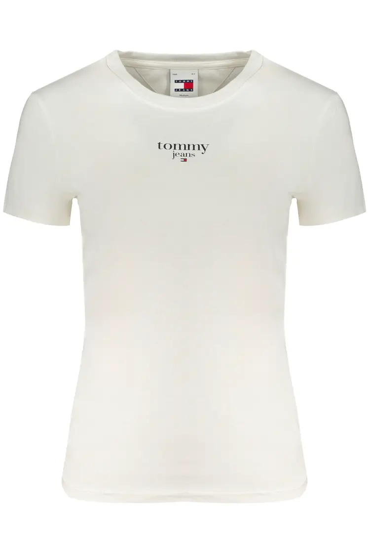 TOMMY HILFIGER WOMEN'S SHORT SLEEVE T-SHIRT WHITE