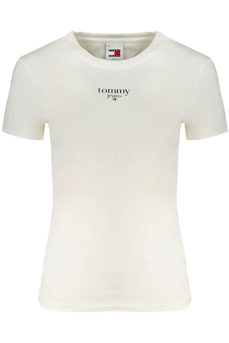 TOMMY HILFIGER WOMEN'S SHORT SLEEVE T-SHIRT WHITE